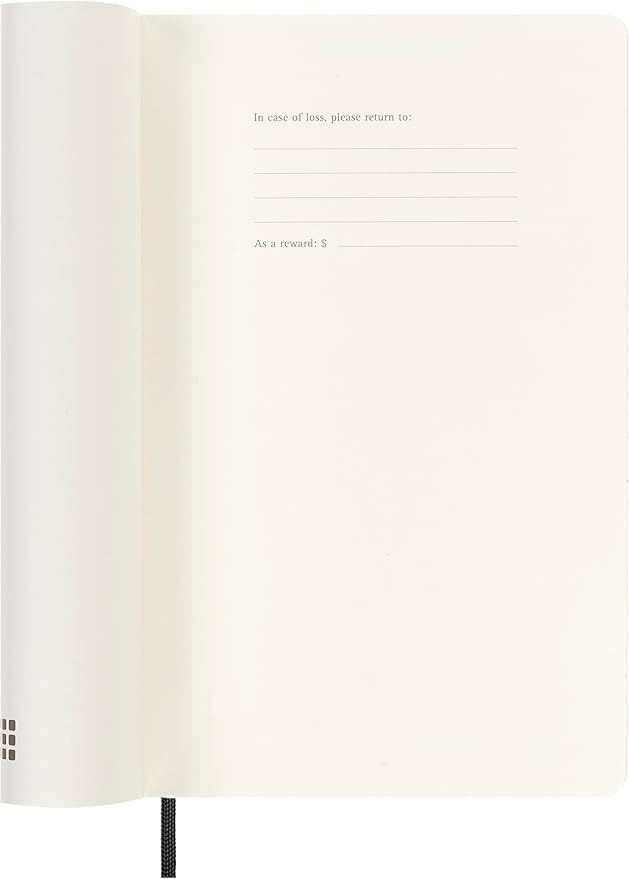 Moleskine 2023-2024 Daily Planner, 18M, Large, Black, Soft Cover (5 x 8.25)
