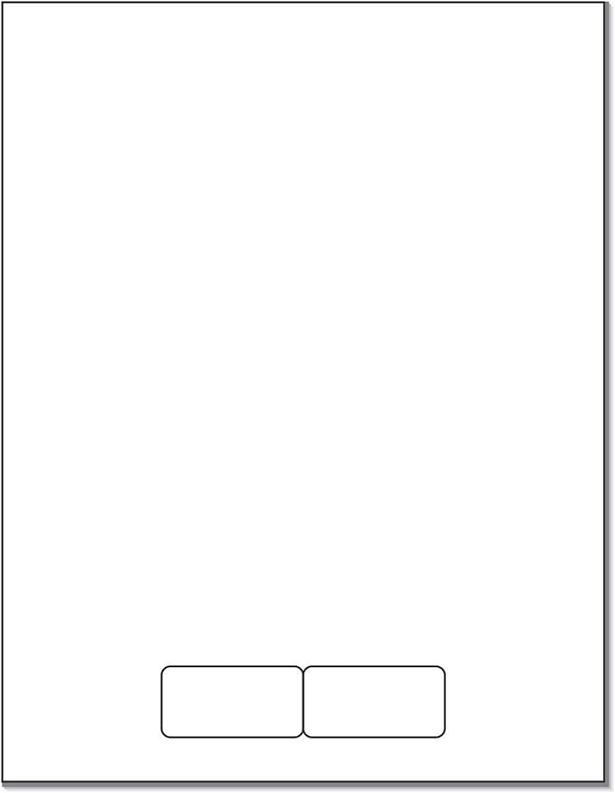 Next Day Labels - Integrated Laser Form with Label Combination (2x1 | 2 Labels | Case of 1500)