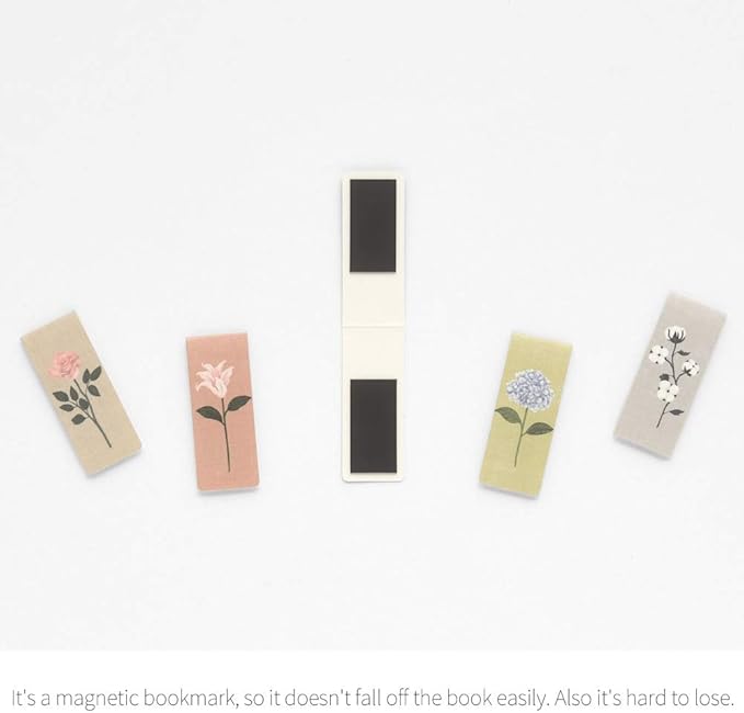 Monolike Magnetic Bookmarks The Flower ver.1 + ver.2, 10 Pieces
