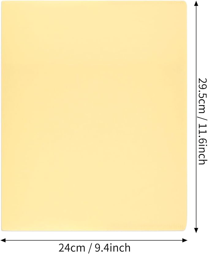 EOOUT 32pcs Plastic Folders with Pockets, Heavy Duty Pocket File Folders, 2 Pocket Folders with 2 Business Card Holder, 8 Colors, Letter Size, A4 Size, for Office School Filing Supplies