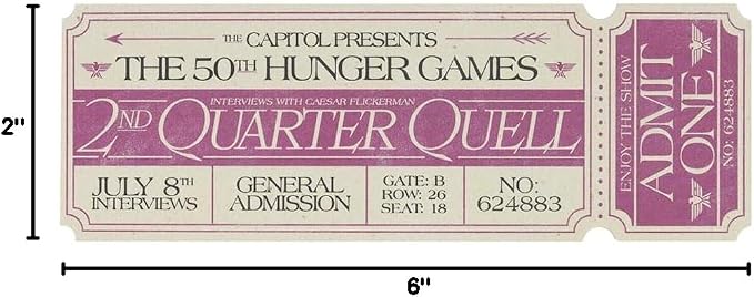 The Hunger Games: Enjoy The Show Bookmark (Officially Licensed) with Tassel - Gifts for Book Lovers