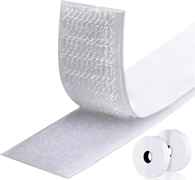 10M 20/50mm Sticker Tape Self-adhesive Hook and Loop Adhesive Fixing Household Window Screens and Door Curtains ﻿