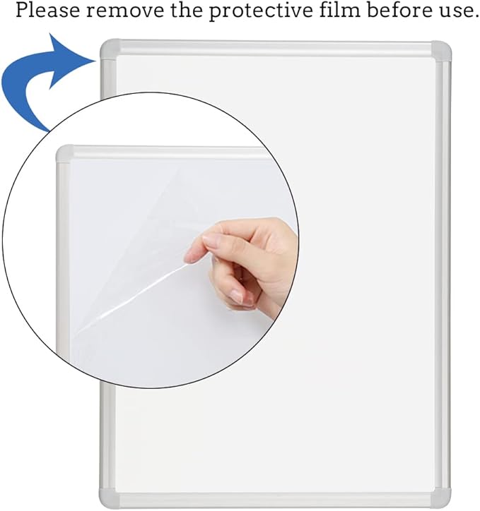 DEVELOP Magnetic Large Dry Erase Board, 36 x 60 Inches(3’ x 5’) Whiteboard, Wall-Mounted White Board for Office, Classroom, Home, Includes 4 Markers, 4 Magnets, Ruler & Erase