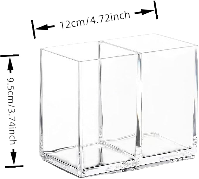 Adorable Cartoons Pencil Holders - Multifunctional Desktop Organizers (transparent)