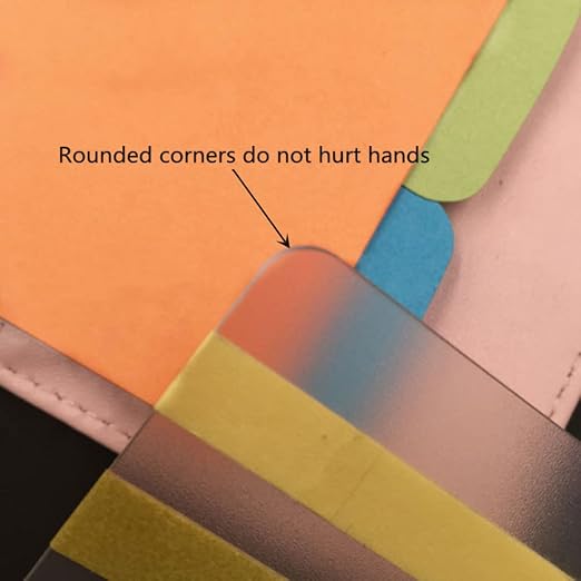 PVC Washi Cards,Storage Bookmark Washi Tape Separate Office School Supplies 40 pcs