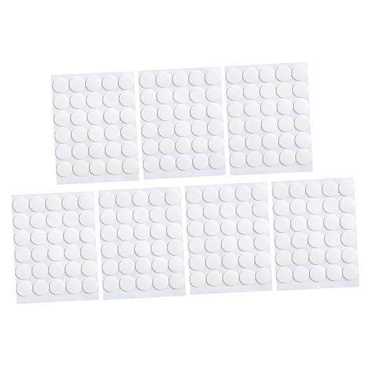 TEHAUX 14sheets Removable Double Sided Tape Stickers Material Easy Peel and Stick for Wall Decor Office Home