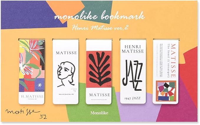 Monolike Magnetic Bookmarks Henri Matisse Ver.2, Set of 5