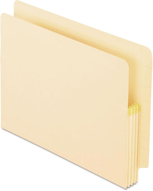 Pendaflex 12812 Manila Drop Front Shelf File Pockets, Straight Cut, Letter, Manila (Box of 25)
