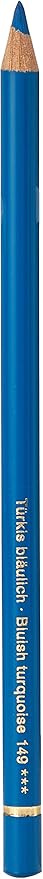 Faber-Castell Polychromos Artists' Single Pencil - Colour 149 Bluish Turquoise