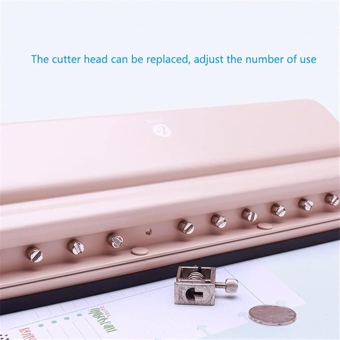 Mushroom Hole Shape Hole Puncher for DIY Paper Cutter T-Shaped Hole Puncher Craft Machine Office Stationery(E)