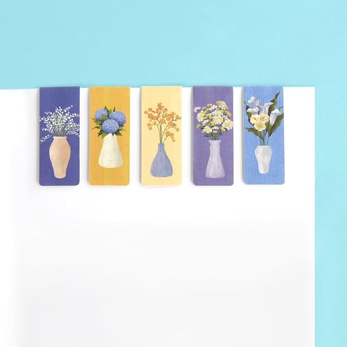 Magnetic Bookmarks Set - A (Olivia's Flowers Ver.2)