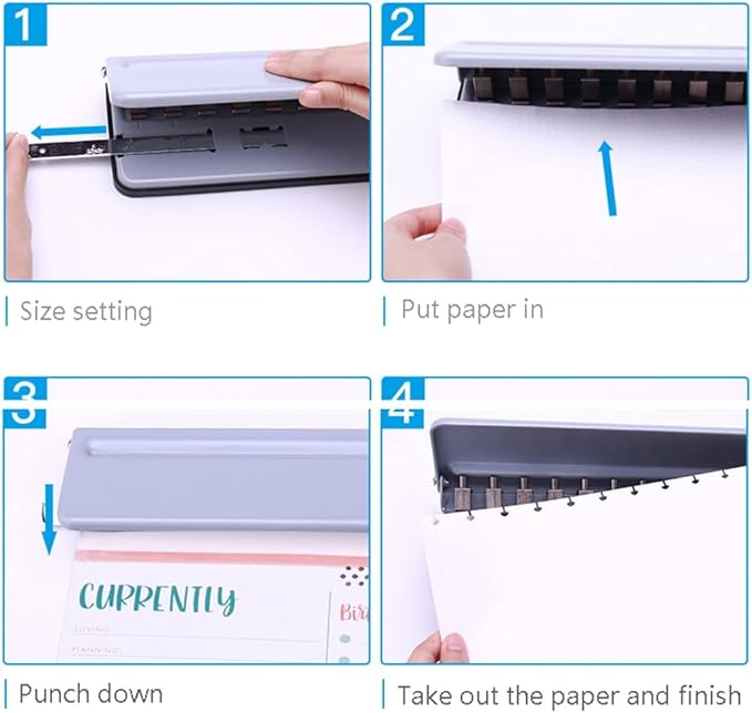 Mushroom Hole Shape Hole Puncher for DIY Paper Cutter T-Shaped Hole Puncher Craft Machine Office Stationery(E)