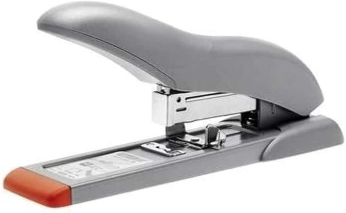 Rapid 21281405 Fashion HD70 Heavy Duty Stapler, Metal Body, Silver/Orange, 70 Sheet Capacity