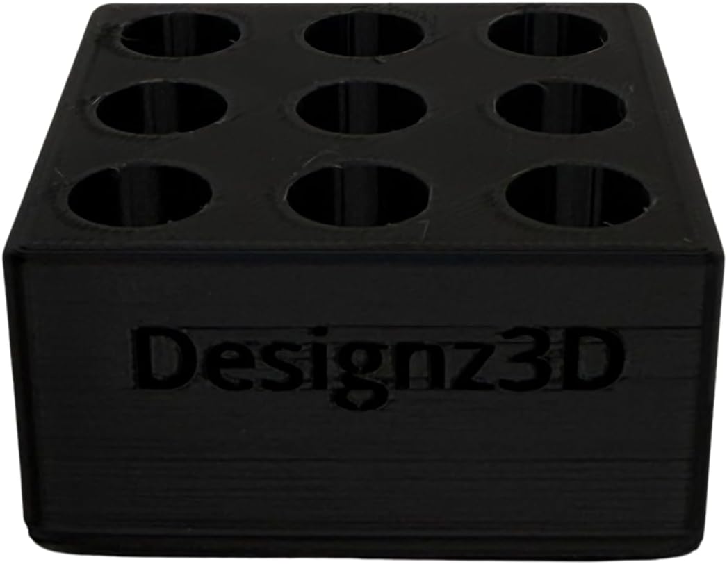 Desk Organizer for 510 Cartridges, Pens and Pencils - 9 Spaces (Black)