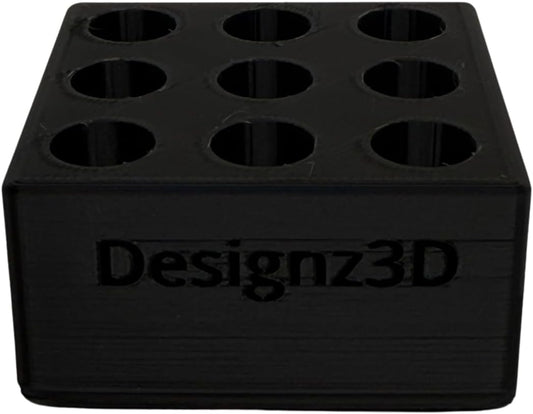 Desk Organizer for 510 Cartridges, Pens and Pencils - 9 Spaces (Black)