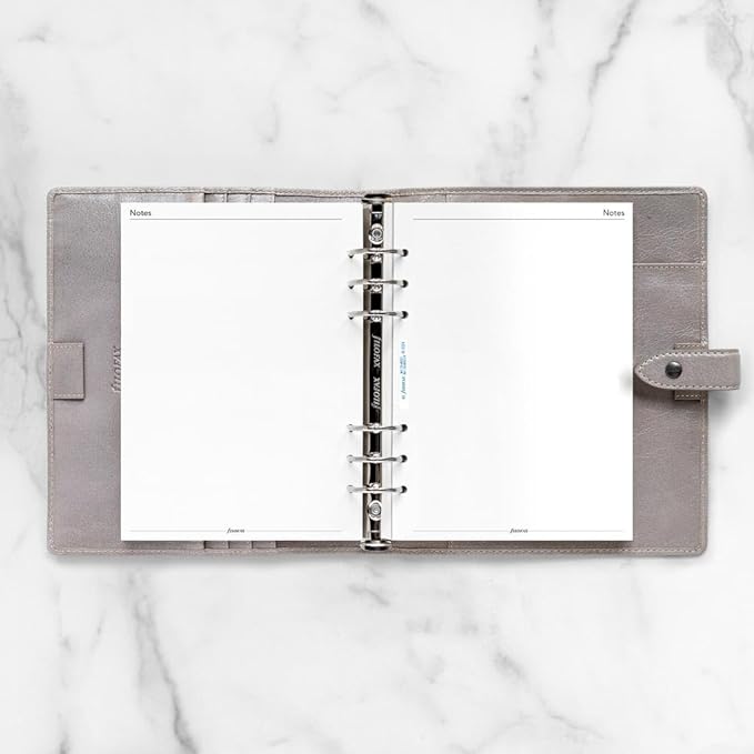 Filofax Calendar Diary Refill, A5 Size, Week-to-View with Appointments, White Paper, English, 2026 (C68521-26)