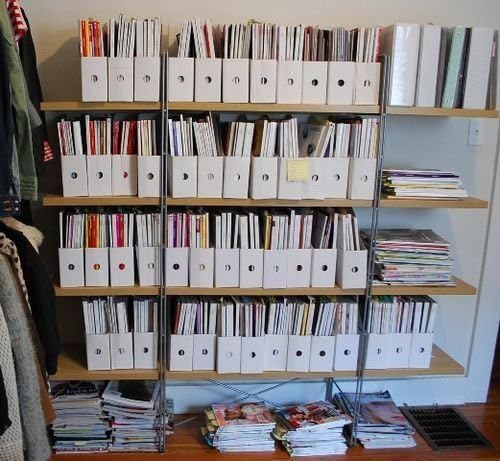 ROYALNA (10 PACK) White Magazine File Folder Holder, Magazine Organizer, Document Organizer, Storage Box (10)