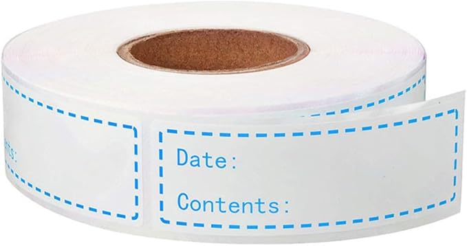 1 English Record Date Paste Record Date Sticker Removable Dissolvable Universal Labels Colored Labels Sticker Labels Refrigerator Freezer Paper Label Colored Tabs Stickers