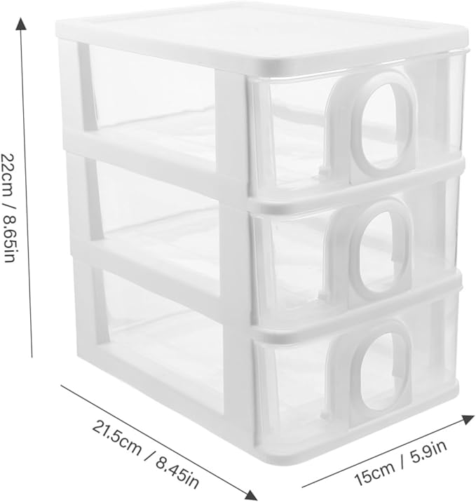 DECHOUS Drawer Type Desk Organizer Storage Box for Office Multi-Functional Desktop Storage Drawers for Stationery and Supplies
