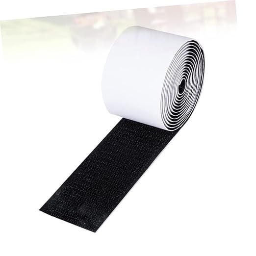 BESPORTBLE 1Roll Pedalboard Tape Self-adhesive Guitar Effect Sticker for Pedal Mounting Temperature Resistant Hook Loop Fastener for Electric Guitar Pedals Convenient