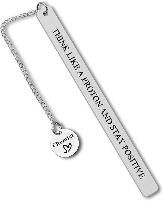 Reading Lovers Chemist Bookmark - Chemistry Science Teacher Appreciation Gift - Encouragement for Scientist, Physicist, Student Graduation - Book Lover Readers Bookworm Gift