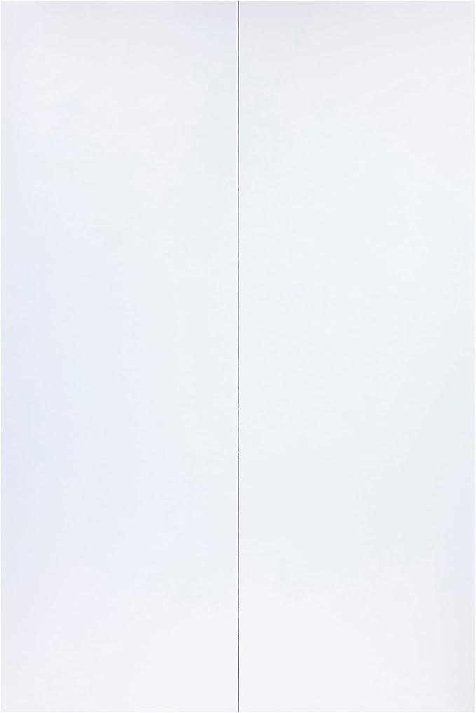 White 36" x 48" Foam Tri-Fold Display Board, 12 Pack