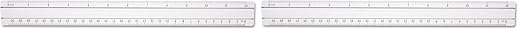 Westcott 15571 Clear Data Processing Magnifying Ruler, 12 Inch (Pack of 2)