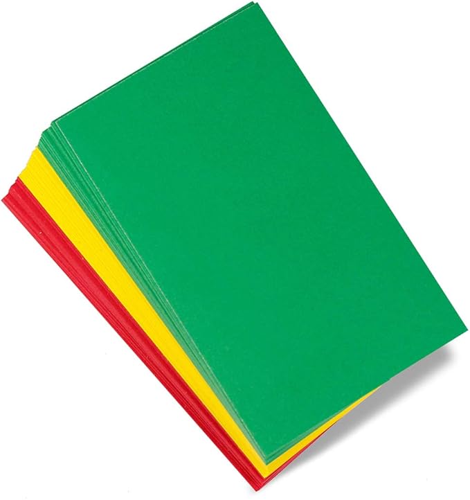 Hygloss Behavior Cards - Motivational for Students & Kids - Red, Yellow & Green Incentive Cards for Classroom - Early Childhood Education Material - Pocket Chart Cards - 2" x 3" - Pack of 100