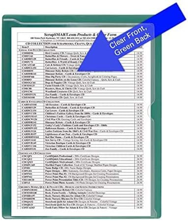 StoreSMART - Paperwork Organizers - 300-Pack - Green Plastic Back, Clear Plastic Front - Heavy Duty - PF8511PQG-300