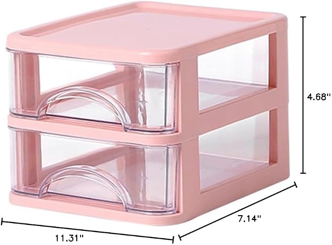 Stationery Storage Box,Desk with Drawer Desktop Desk Storage Box Stackable Organizers Stationery Supplies for Home