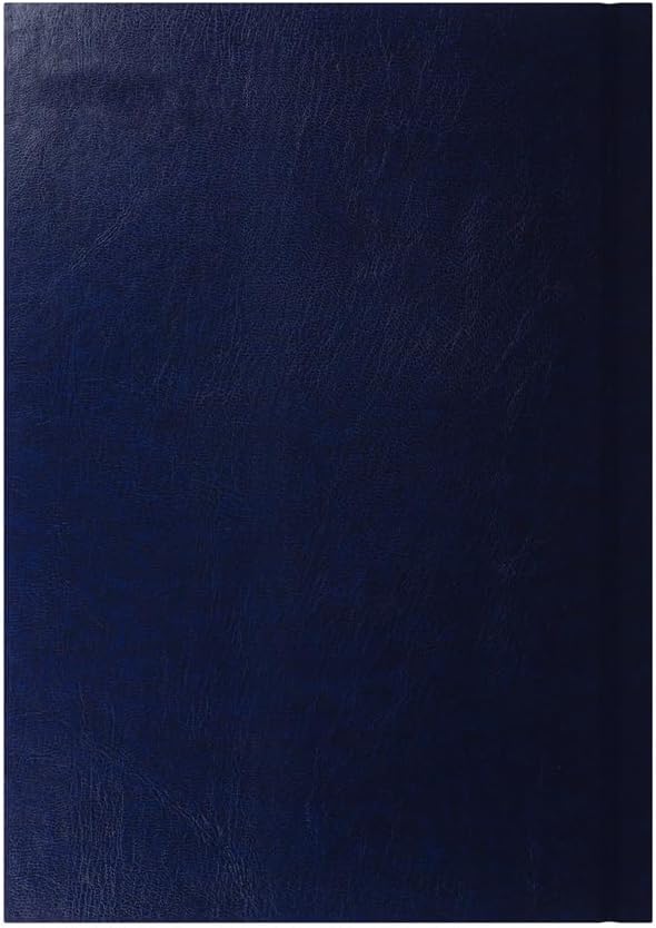 Collins - Essential - 2026 12 Month Calendar Year Planner, Week-To-View Diary, A5 Hard Cover - Dark Blue (ESSA53.65-26)