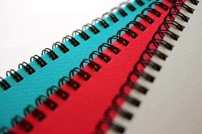 PAPERIAN Brilliant 2021 Blue Wirebound Undated Weekly Planner Pad Scheduler (12 x 4.4 inches)