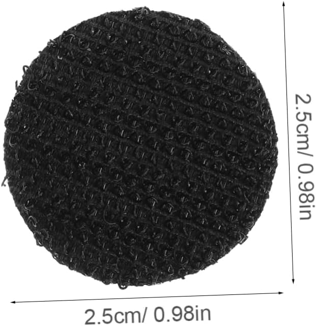 PRETYZOOM 20pcs Strong Adhesive Hook and Loop Tape for Mounting Reusable Round Pads for Wall Decor and Tools Hanging for Carpets Wires and Frames