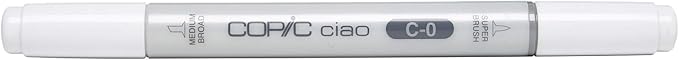 Copic Markers C0 Ciao with Replaceable Nib, Cool Gray, No.0