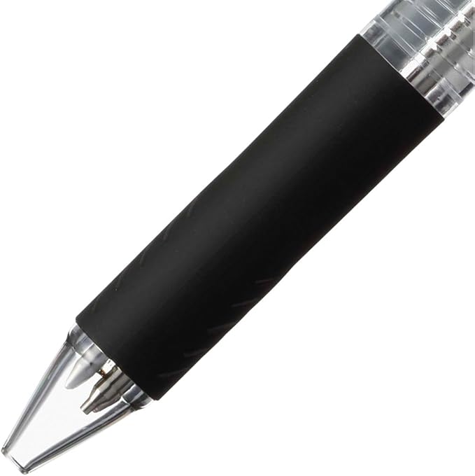 Uni Jetstream Multi Pen 3and1, 0.7mm Ballpoint Pen (Black, Red, Blue) and 0.5mm Mechanical Pencil, Clear Body (MSXE460007.T)