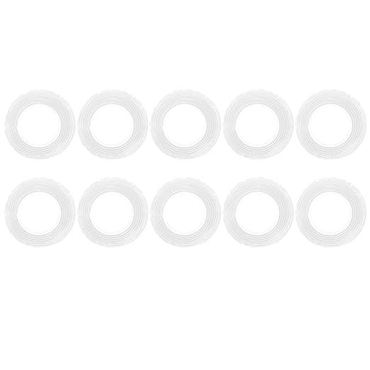 Double Sided Tape 10Pcs Transparent, Washable, Reusable Adhesive Tape Fasteners - Strong Adhesion, No, Ideal for Fixing Items