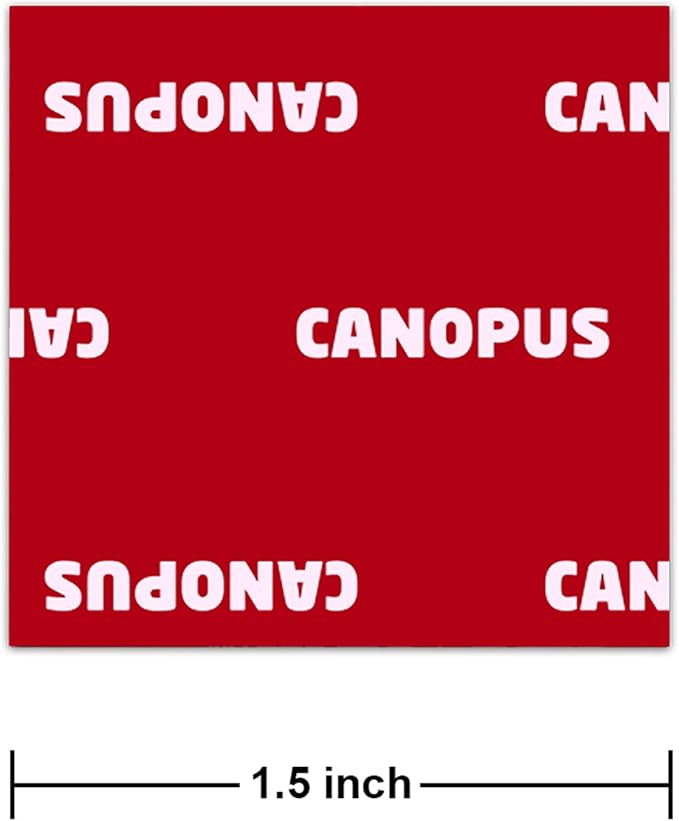 CANOPUS Mounting Square Tape Double Sided, Adhesive Pads Foam Tape, 5952 Roll, 8-PCs 1.5 in x 1.5 in Square Pack, with Box Cutter (1PC) and Razor Replacement (2PCs)