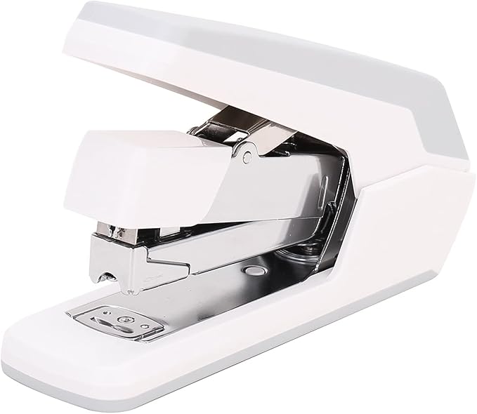 Liudan Stapler Stapler Heavy Duty Handheld Stapler Effortless Paper Stapler 50 Sheets School Office Supply Staples Office Stapler (Color : 50 Sheets White)
