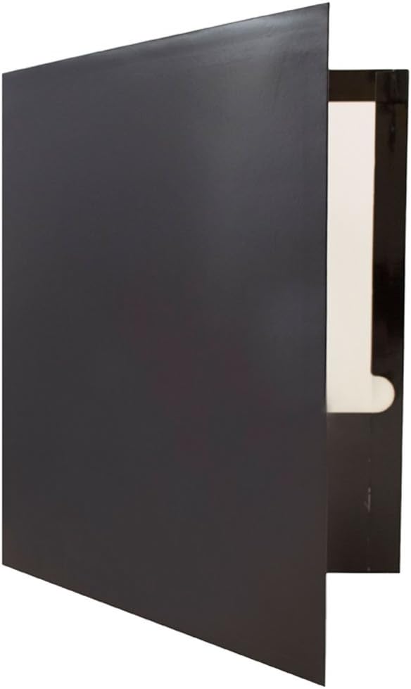 JAM PAPER Laminated Two Pocket Glossy School Folders - Letter Size - High Gloss Assorted Business Colors - 6/Pack