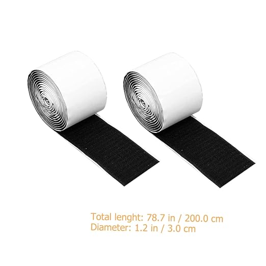 YARNOW 2 Rolls Guitar Pedal Mounting Tape Strips Tape for Pedal Board Accessories Strong Adhesive Durable During Performances