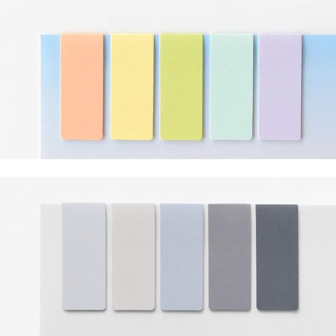 Monolike Magnetic Bookmarks Pastel + Ocean, 10 Pieces