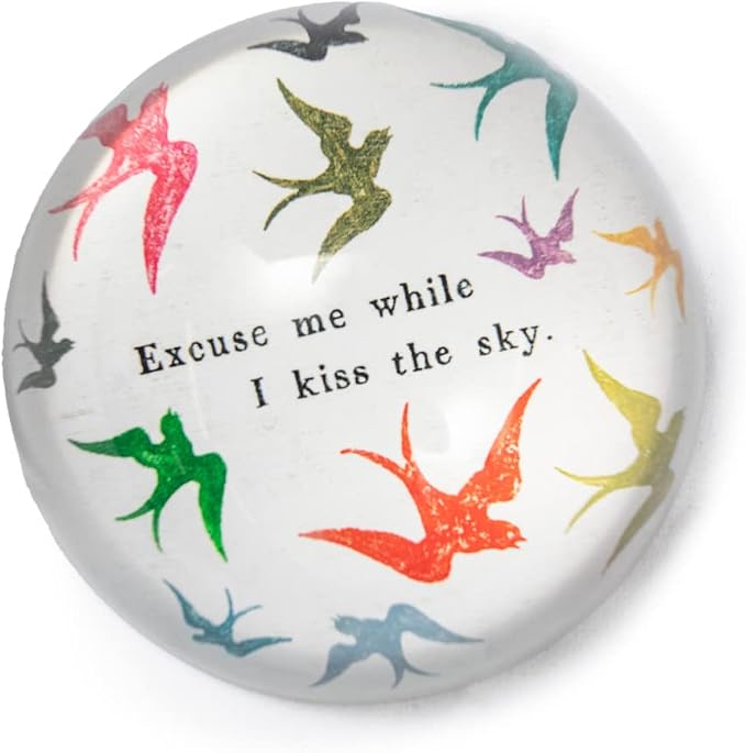 Sugarboo & Co. Excuse Me While I Kiss The Sky Paperweight - 4"x4"