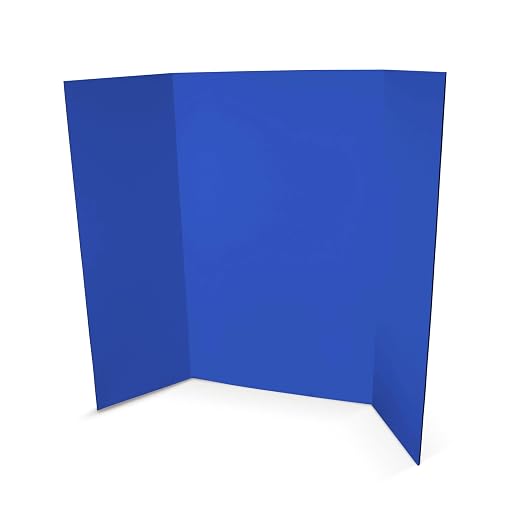 Flipside Products Blue Project Display Board 36X48 in