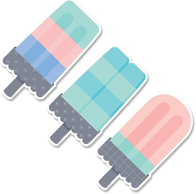 Creative Teaching Press Calm & Cool Ice Pops Cut Outs, 6 in, CTP 8663