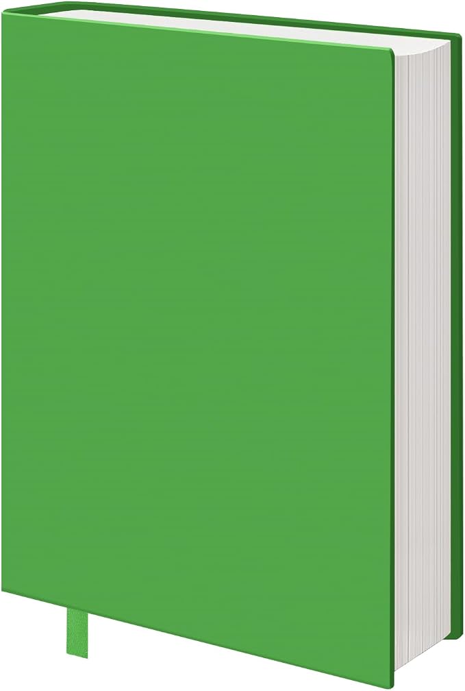 KICNIC LightGreen Fabric Book Cover for Hardcover, 1 Pack, 6x9 Inch, Up to 8.5”x9.5”, Adjustable School Book Sleeve Protector for Teens, Stretchable Decorative Cloth Book Sox for Book Lovers