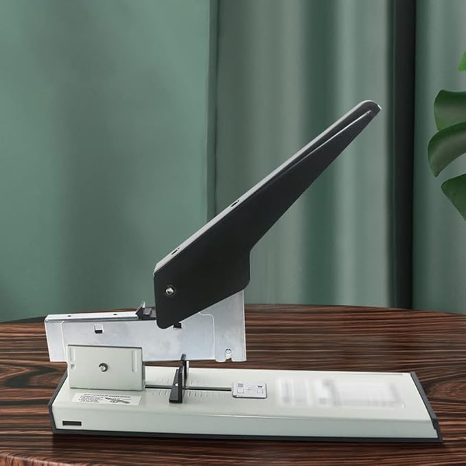 Desk Stapler Heavy Duty Stapler Can Bind 210 Pages of A4 Document Capacity Labor-Saving Thick Layer Stapler Suitable for School Office Supplies School Supplies (Color : A)