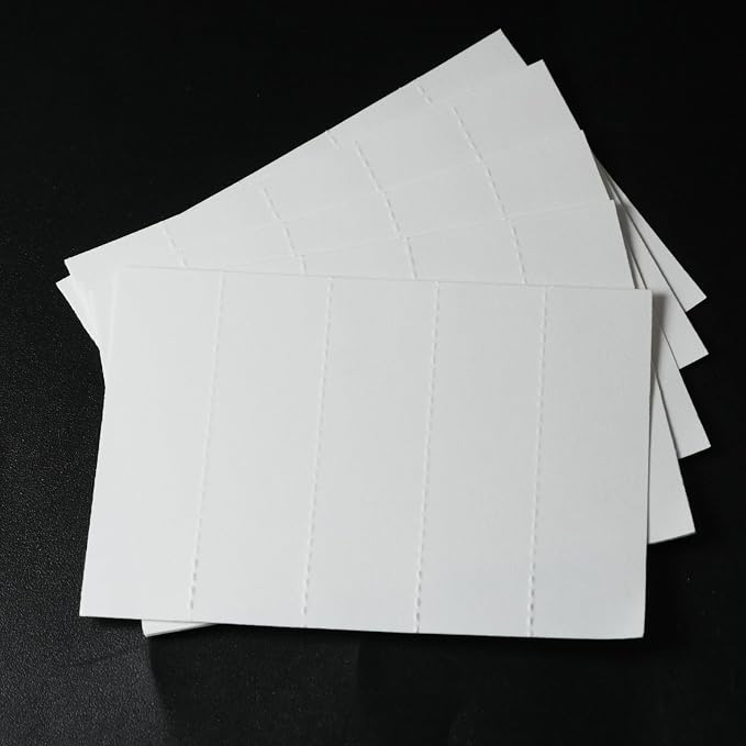 50PCS 2 Inch Green PVC Hanging File Folder Tabs with Paper Insert Office Product Interior Folder Indexing Tool