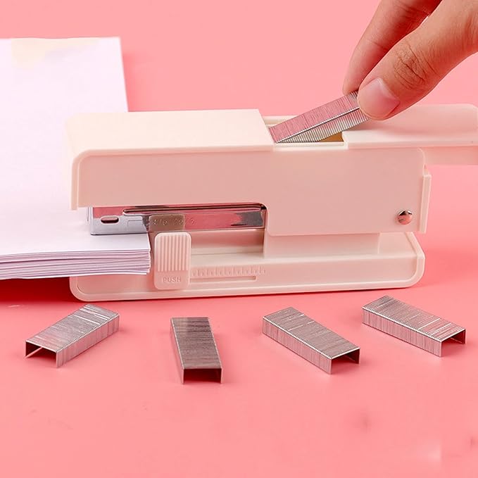 Liudan Stapler Stapler, 25 Sheet Capacity, Portable, Durable Desktop Stapler for Home Office Supplies, Classroom or Desktop Accessories, Office Stapler