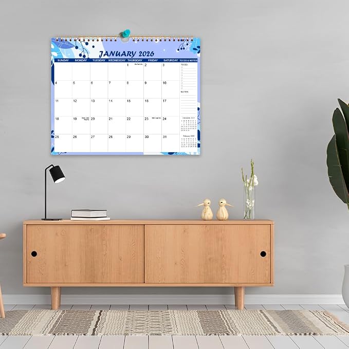 2026-2027 Calendar - Wall Calendar from Apr 2026 to Jun 2027, 15 Monthly Planner with Seasonal Designs for Planning and Organizing for Home or Office, 11.5 x 14.5 In Calendar 2026-2027