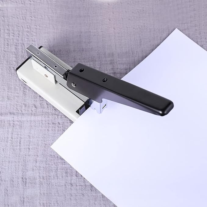 KUYWLMKMZZ Desk Stapler Staplers Office Heavy Duty 100 Page Capacity Metal Heavy Duty Stapler Suitable for Office Learning Desktop File Sorting and Binding School Supplies (Color : A)